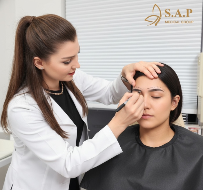 Eyebrow Design Eyebrow Transplant Sap Medical Group Turkey