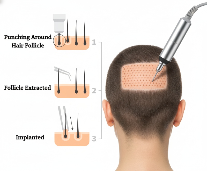 MFUE — Non-surgical Method (M.FUE) sap medical group Eyebrow transplant turkey