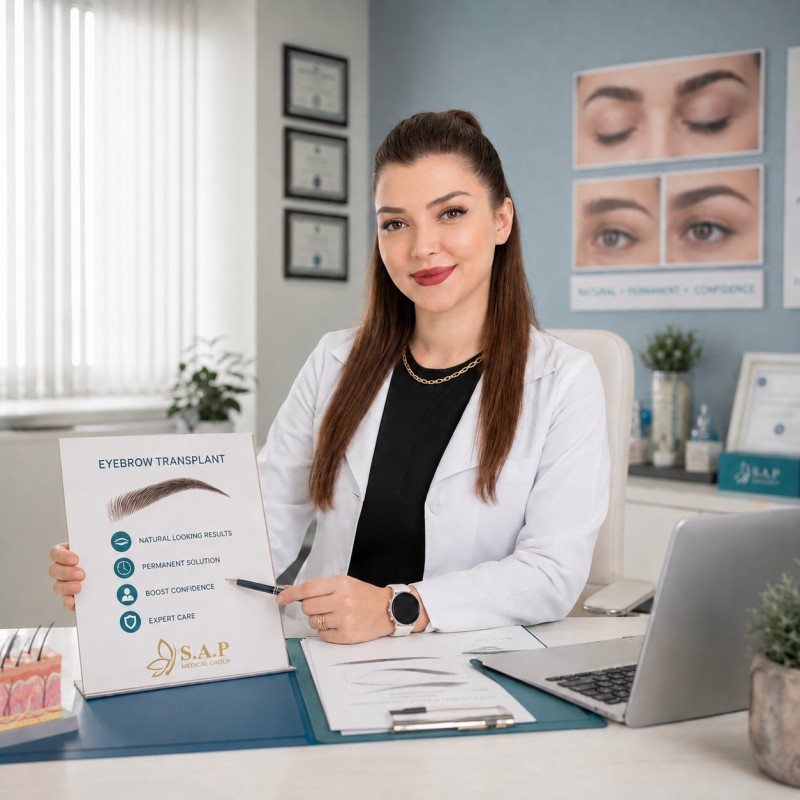 Eyebrow Transplant in Turkey Eyebrow Transplant istanbul turkey Eyebrow Transplant sap medical Group eyebrow turkey