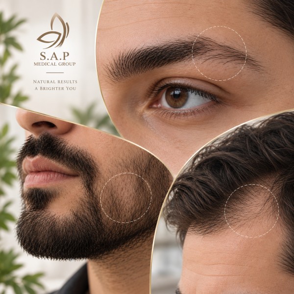 Combined Eyebrow, Beard and Targeted Hair Restoration Sap Medical