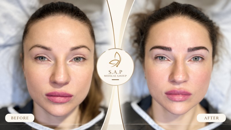 MFUT Eyebrow Transplant method sap medical group (3) قبل و بعد کاشت ابرو Kaş Ekimi Sonrası Bakım Eyebrow Transplant Before and After Results